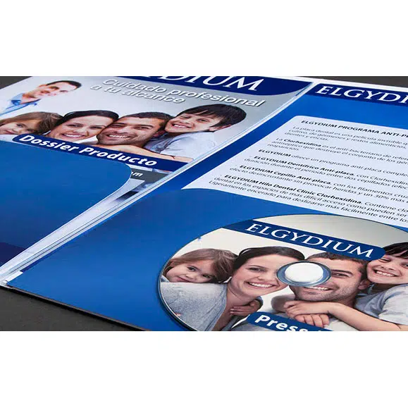 diseño gráfico press kit