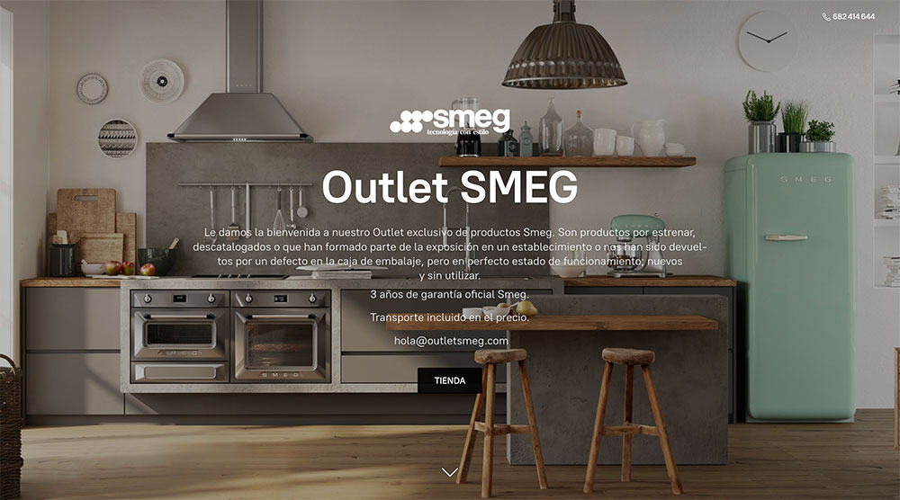 creación tienda online outletsmeg by batlle design