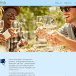 Branding y diseño de packaging. creación página web Frida wines by batlle design